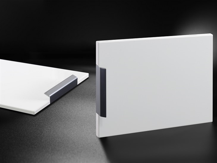 High Gloss Arc Angle Aluminium Edge Acrylic Cabinet Door (3)